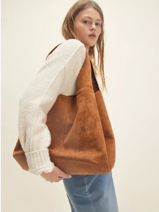 Free People Handbags - Blair Reversible Vegan Suede Tote